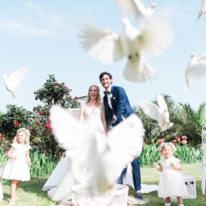 laché de colombe au chateau galoupet mariage par pixaile photography photographe professionnel
