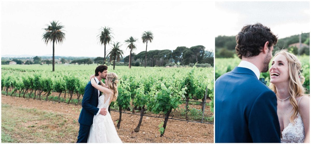 seance couple au domaine de Galoupet par Julien Boyer photographe Fine Art pixaile Photography en coucher de soleil
