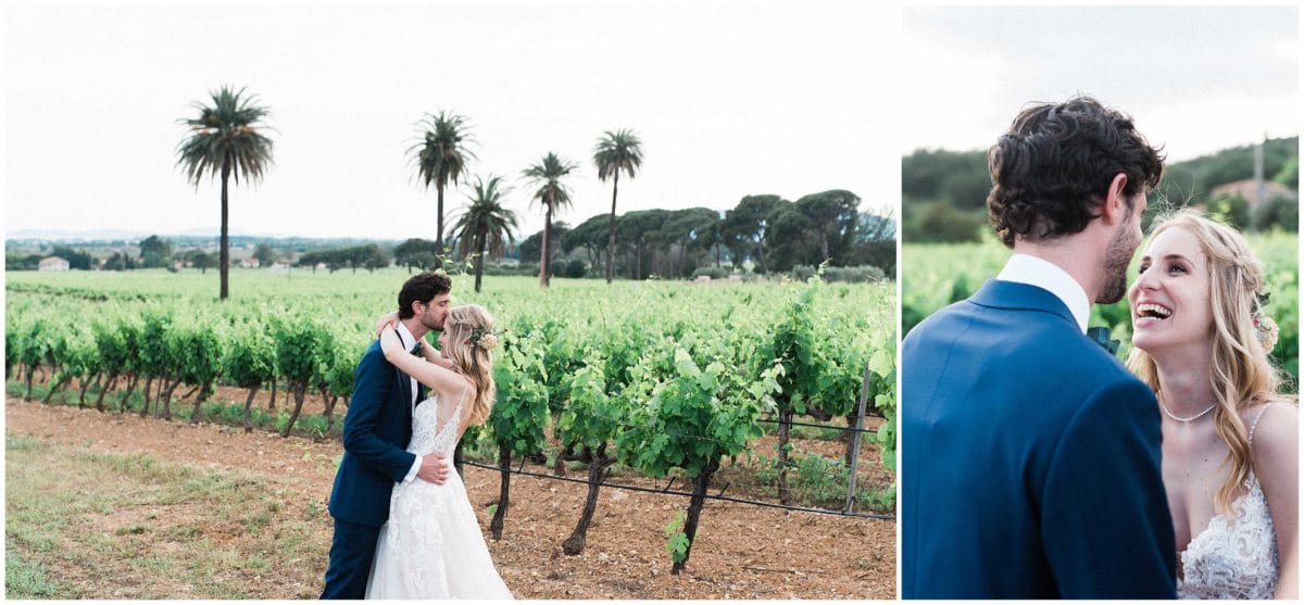 seance couple au domaine de Galoupet par Julien Boyer photographe Fine Art pixaile Photography en coucher de soleil