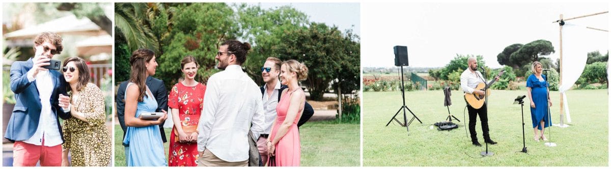 sylvain bouchada guitariste à la cérémonie laïque au domaine de Galoupet avec pixaile Photography photographe de mariage professionnel