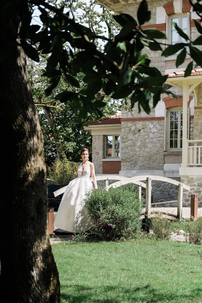 mariage avec unfirst look a la villa Tosca sur le Bassin d'Arcachon a Taussat photos prise par pixaile photography photographe de mariage en gironde