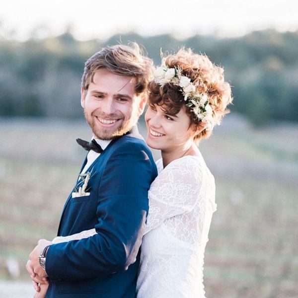 photographe de mariage professionnel en Provence à Toulon sur un coucher de soleil à la commanderie de peyrassol à flassans sur issole sur la Côte d'Azur