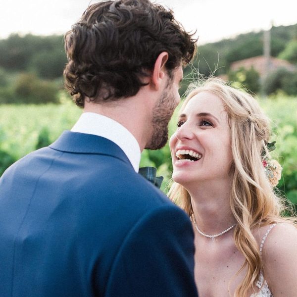 photoshoot with the bride and groom at domain galoupet in provence by pixaile photography french wedding photographer