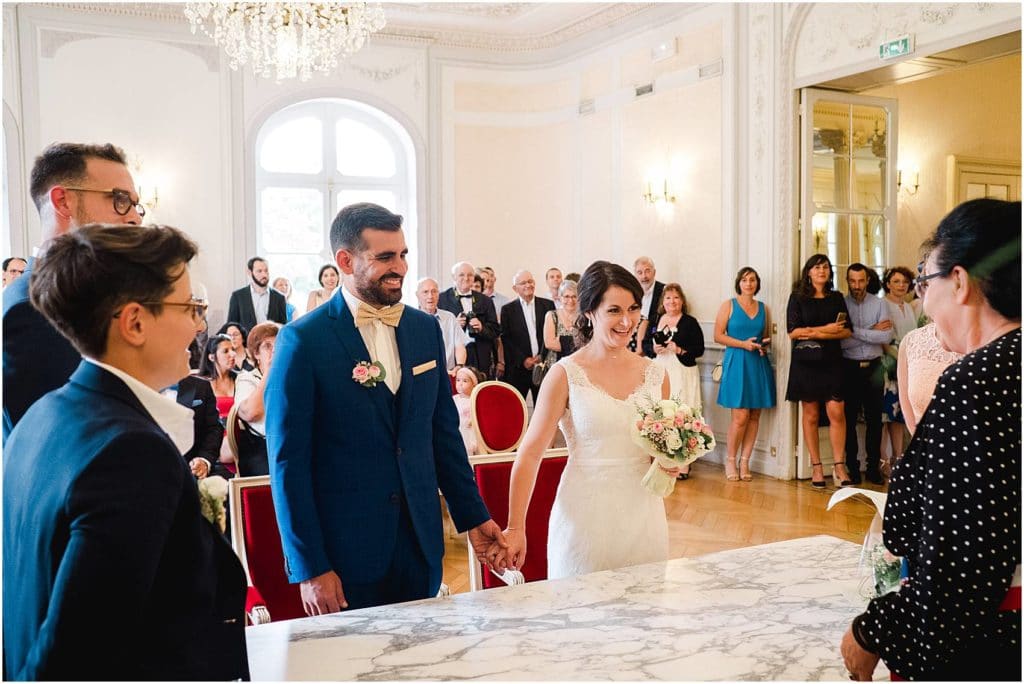 photographe de mariage à Bordeaux à la mairie de Merignac