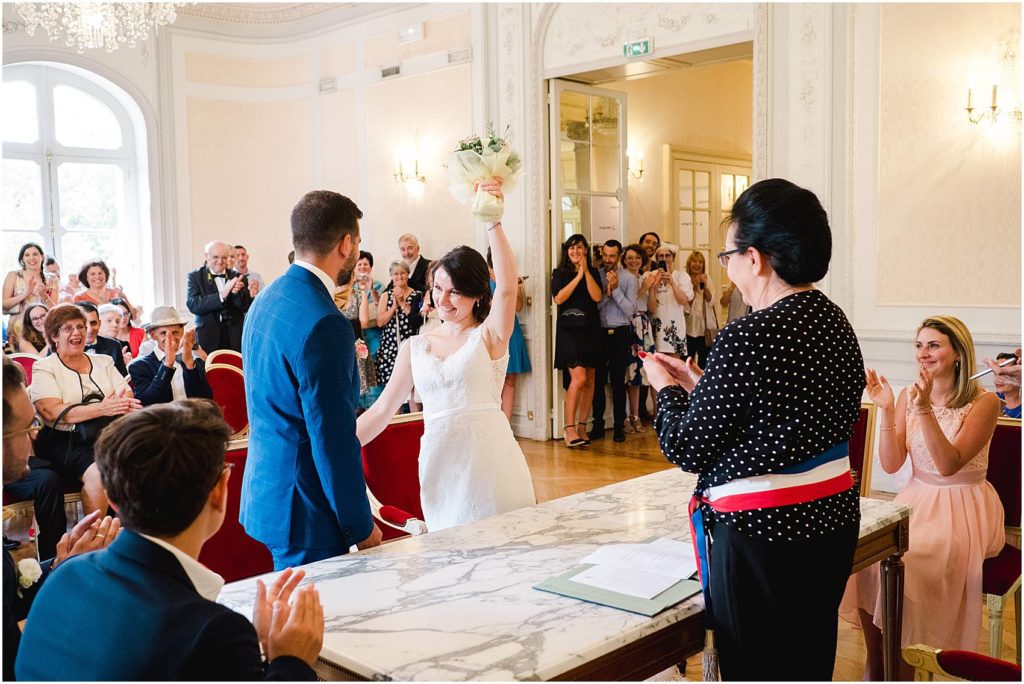 photographe de mariage à Bordeaux à la mairie de Merignac