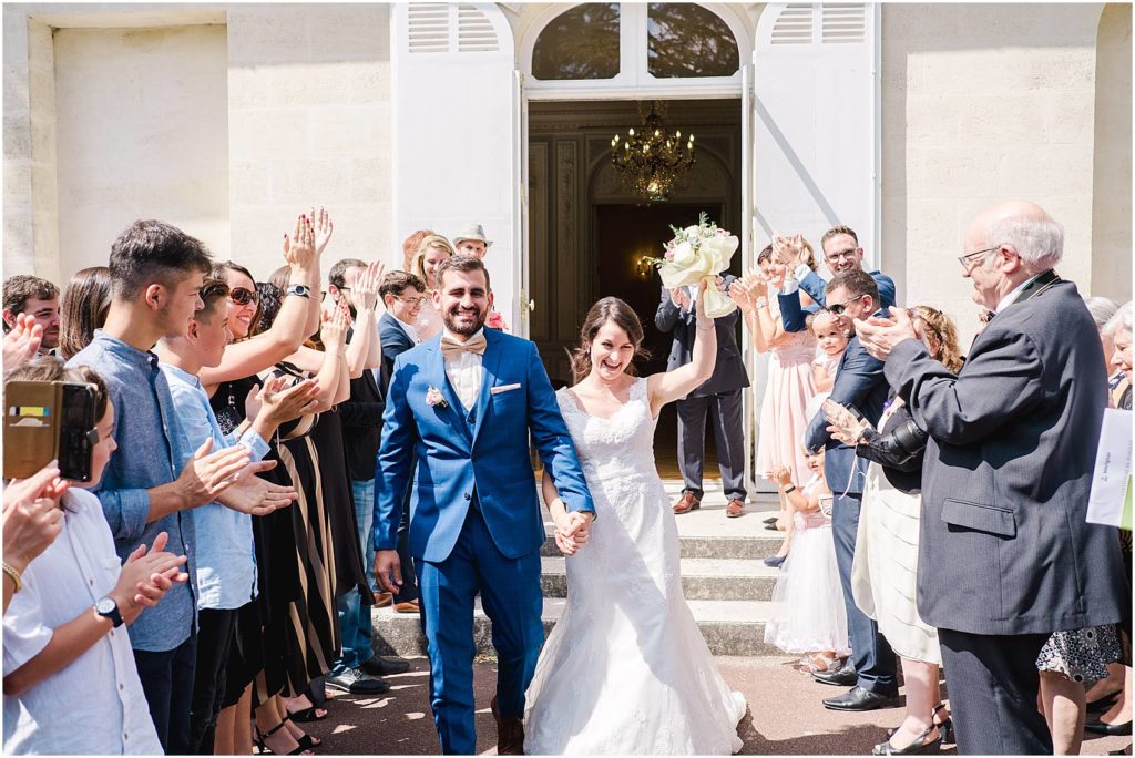 photographe de mariage à Bordeaux à la mairie de Merignac