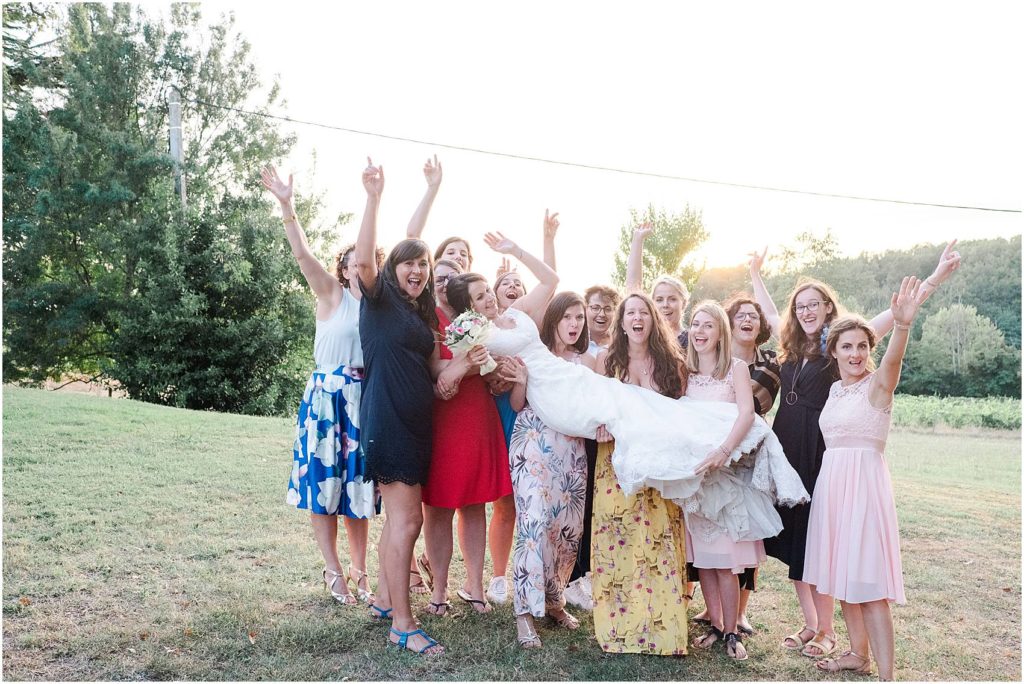 photographe de mariage à Bordeaux cocktail au chateau courtade Dubuc