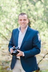 portrait de Julien Boyer photographe de mariage à Bordeaux