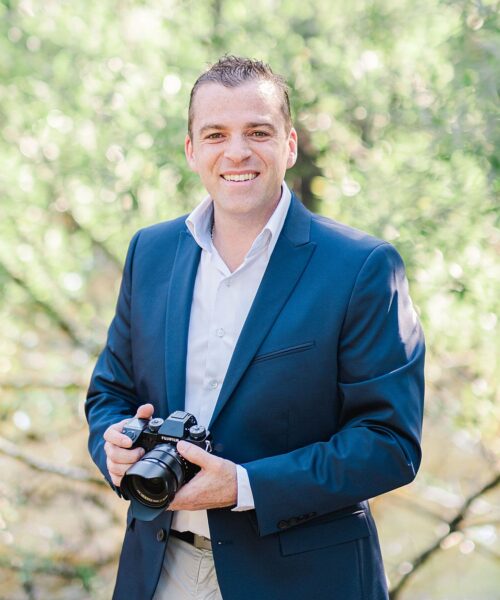 portrait de Julien Boyer photographe de mariage à Bordeaux