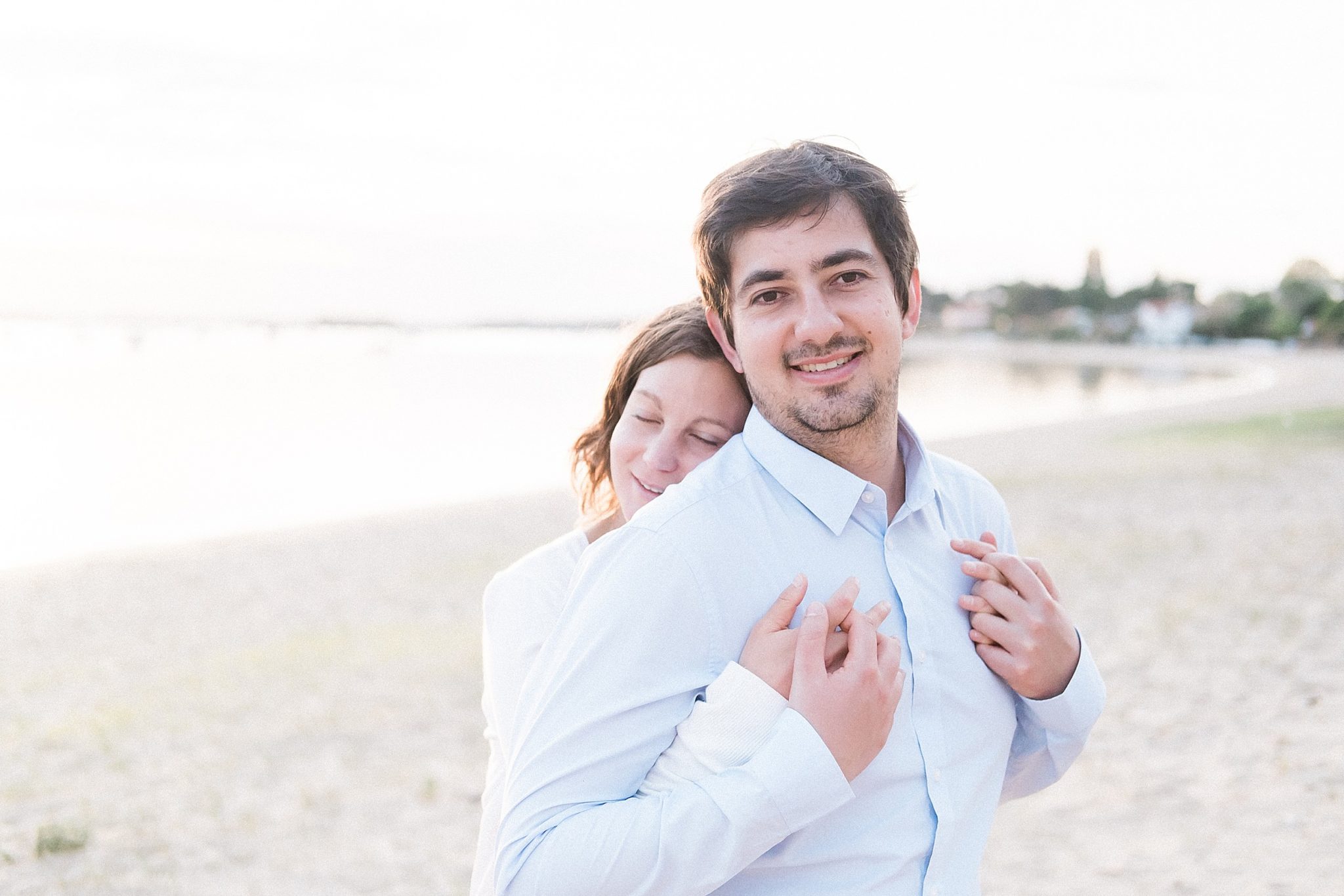 seance couple au bord de la plage a nice