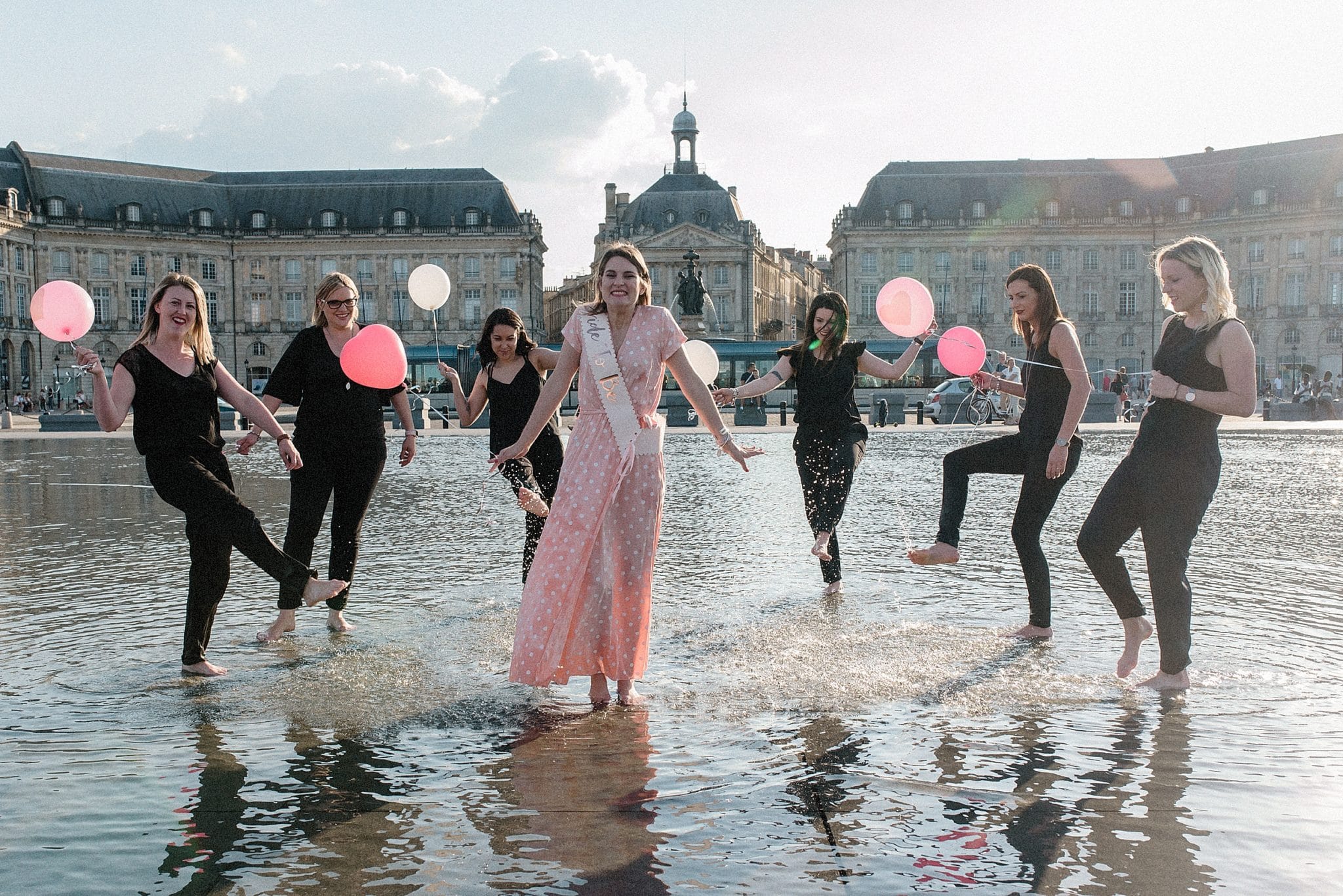 shooting photo evjf a bordeaux avec Julien Boyer photographe evjf