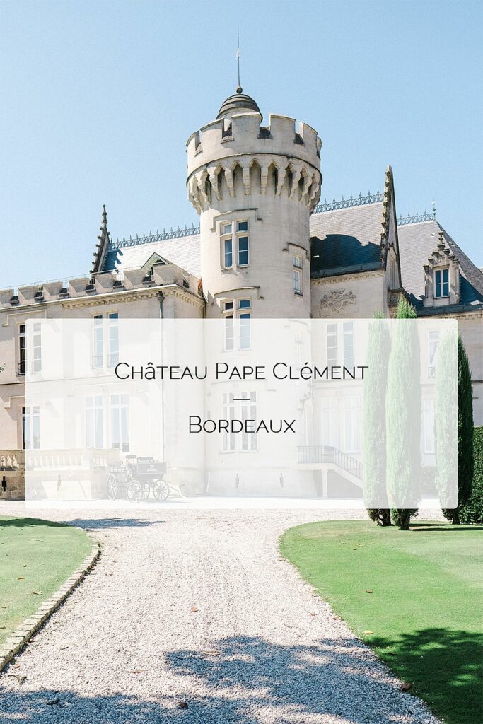 chateau pape clément proche de bordeaux bernard magrez