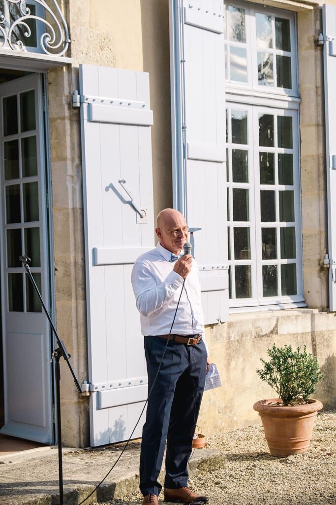 voici le discour du papa de la mariée au chateau de birot