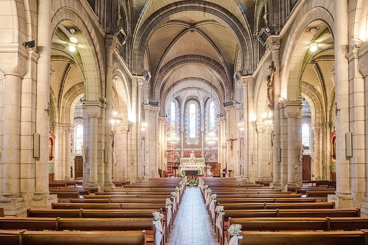 intérieur de l'église d'arcachon