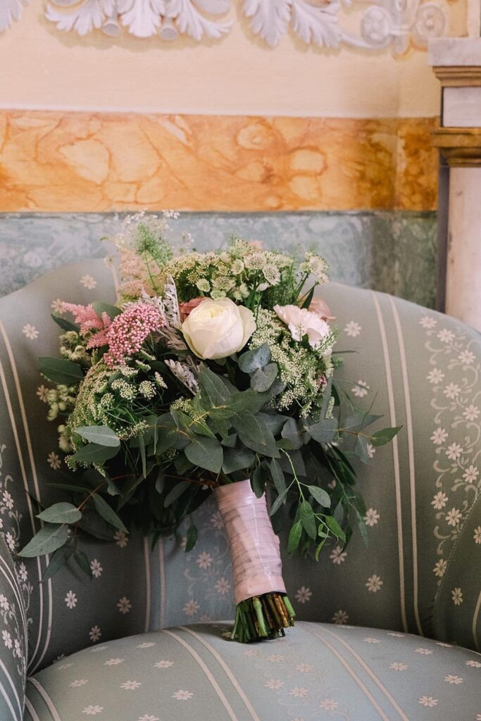 bouquet de fleurs de la mariée